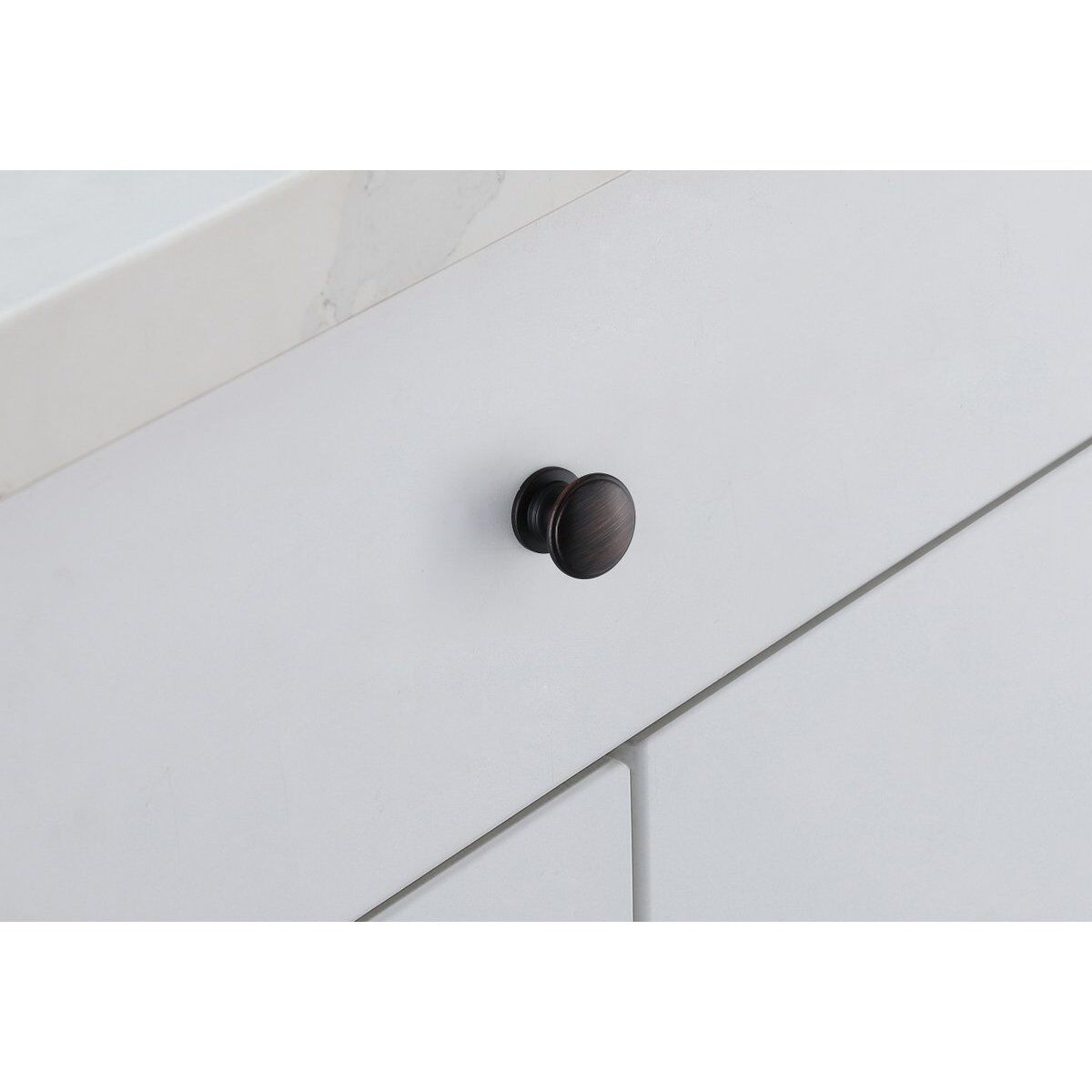 Kaid Oil-Rubbed Bronze Hardware Cabinet Knob, Set of 10