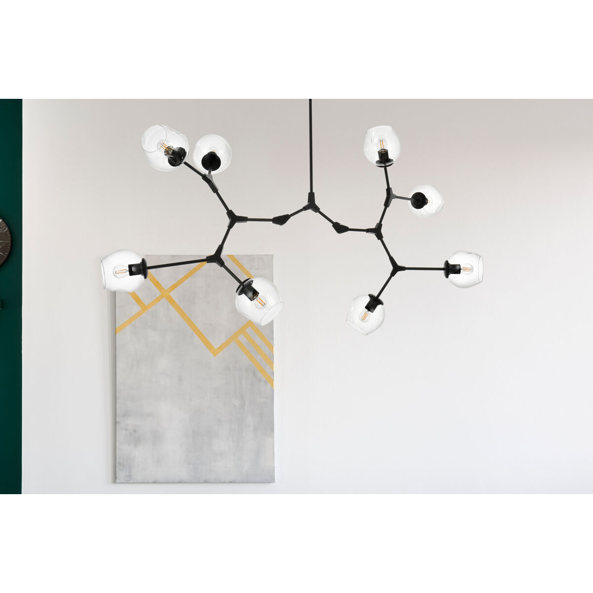 Cavoli 8 Light 32 inch Black Chandelier Ceiling Light