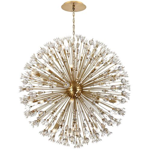 Vera 34 Light 50 inch Gold Pendant Ceiling Light