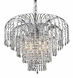 Falls 6 Light 21 inch Chrome Dining Chandelier Ceiling Light in Royal Cut