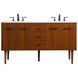 Cyrus 60 X 22 X 34 inch Teak Vanity Sink Set