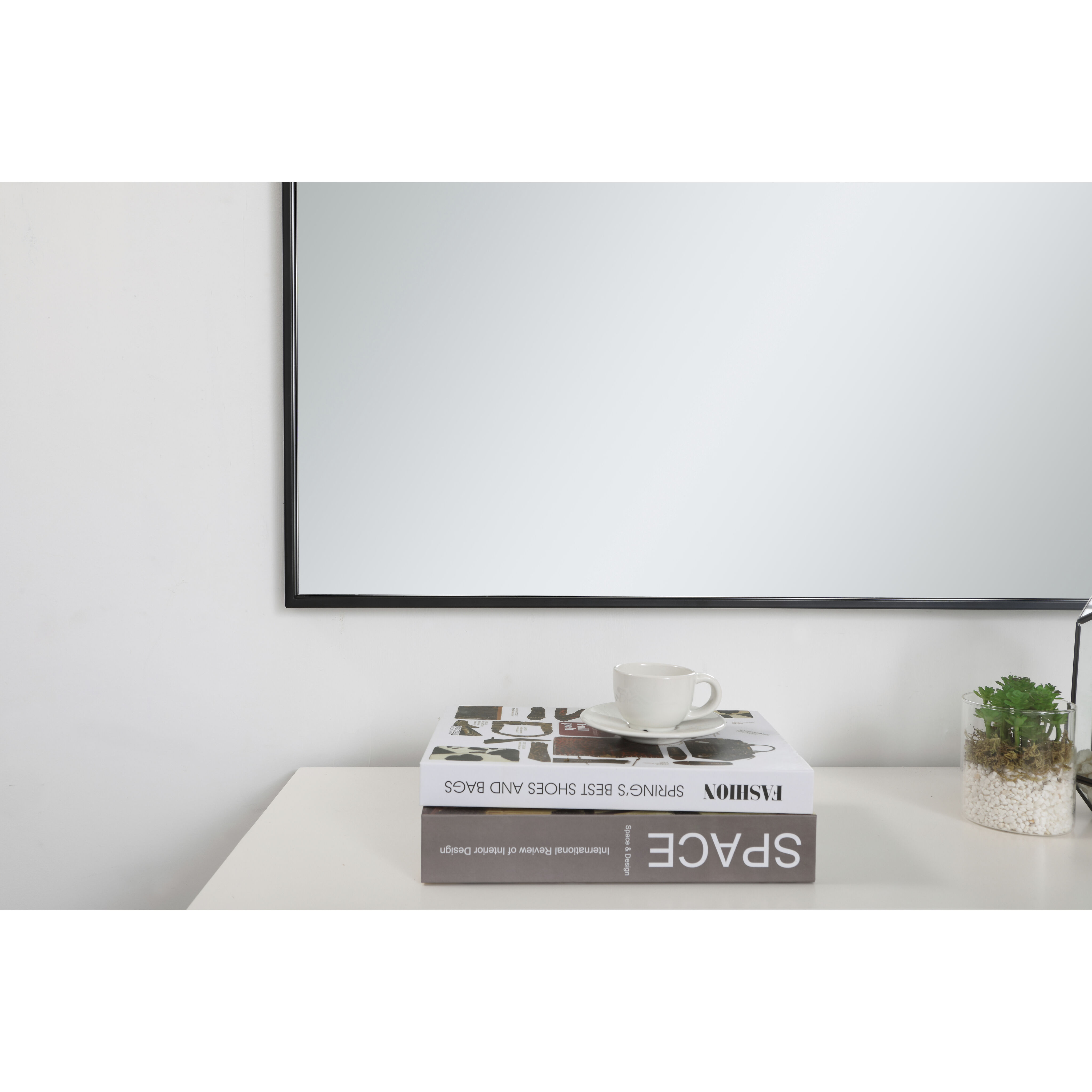 Monet 36 X 36 inch Black Wall Mirror