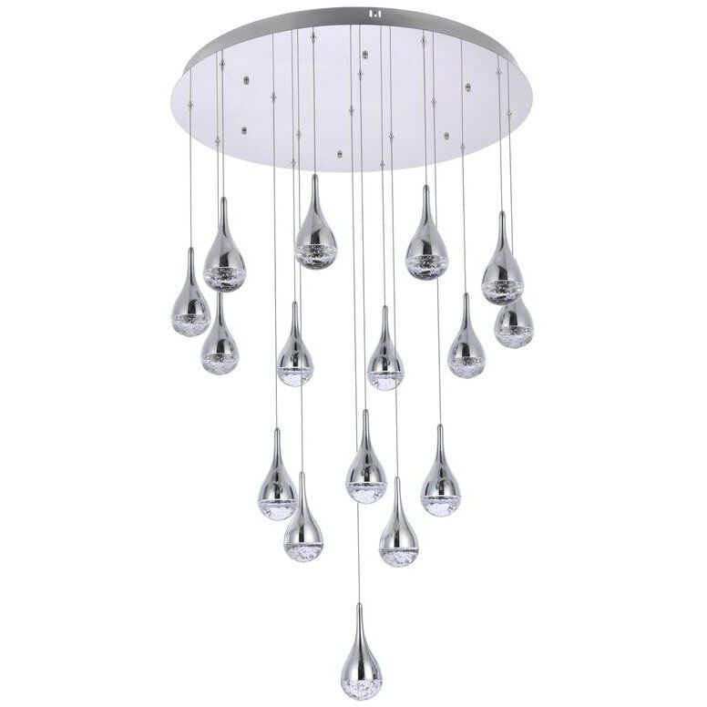 Amherst 16 Light 36 inch Chrome Chandelier Ceiling Light
