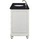 Otto 48 X 35 inch Antique White with Black Granite Vanity Set 