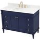 Bennett 48 X 21 X 35 inch Blue Vanity Sink Set