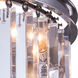 Sydney 6 Light 20 inch Polished Nickel Flush Mount Ceiling Light in Clear, Urban Classic