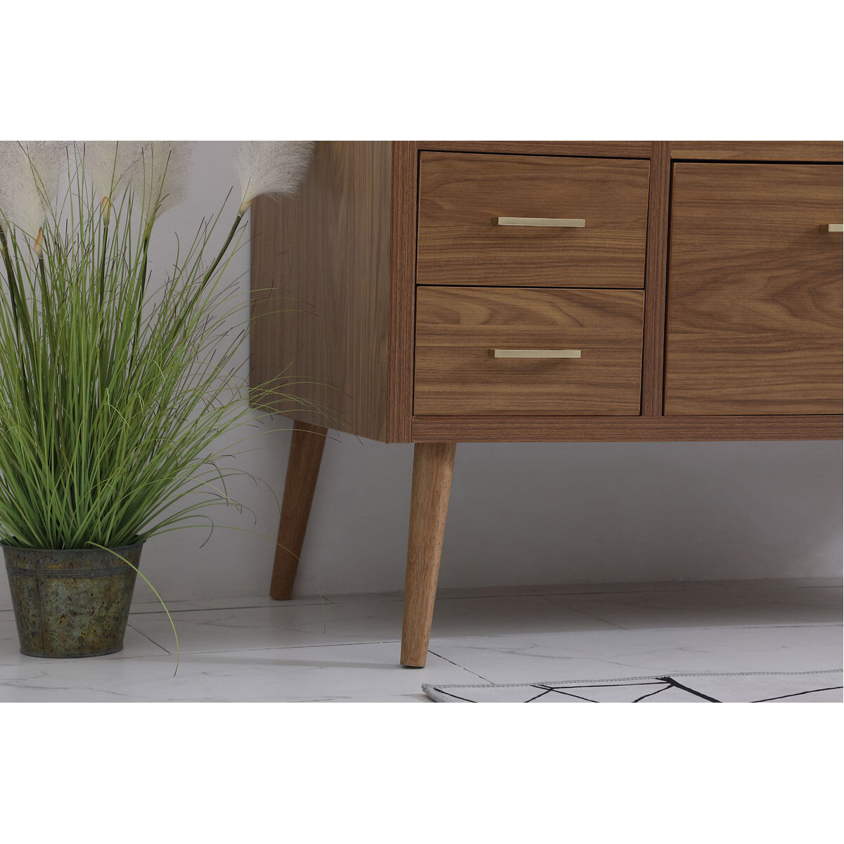 Boise 42 X 22 X 34 inch Walnut Brown Vanity Sink Set