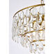 Mila 5 Light 20 inch Brass Pendant Ceiling Light