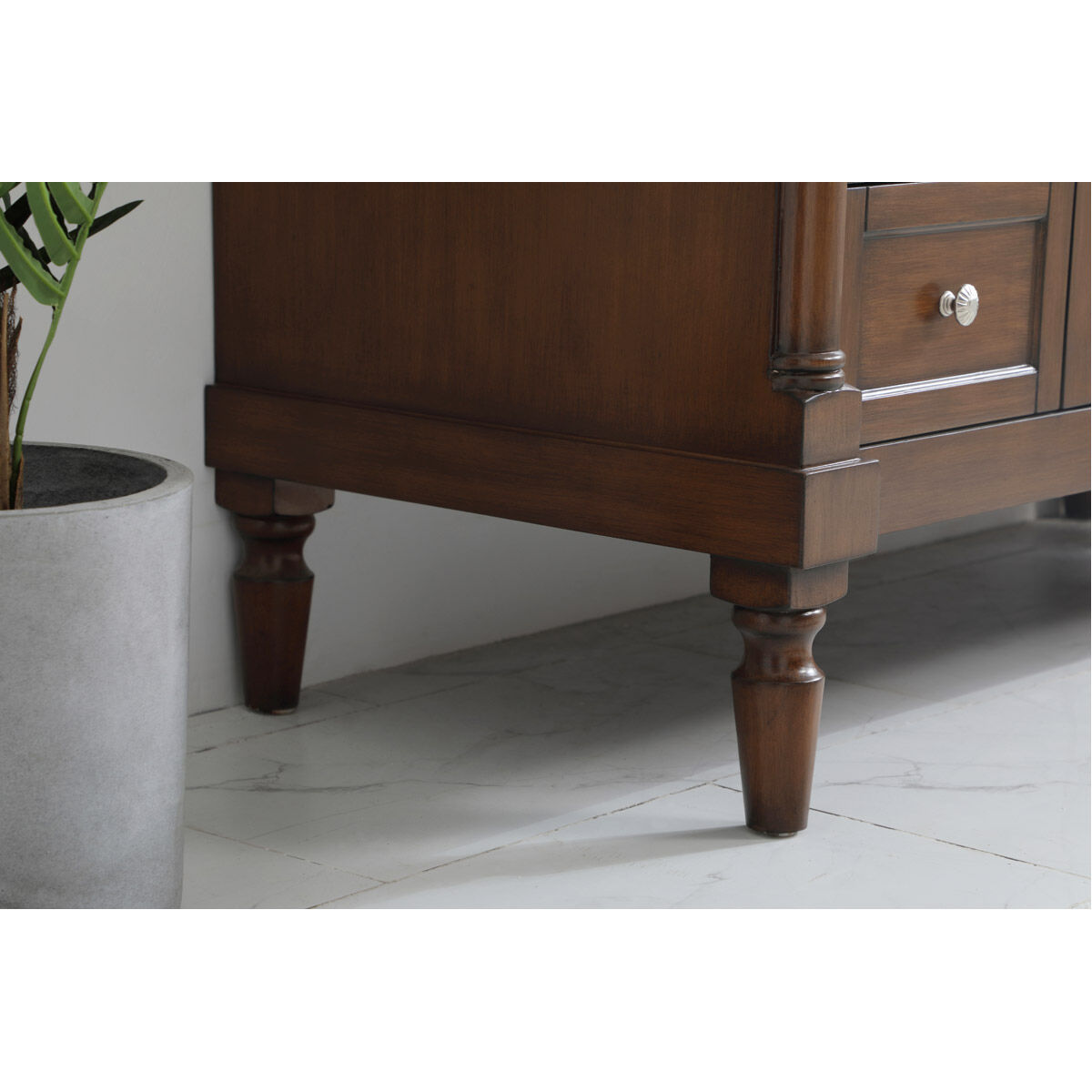 Lexington 48 X 21.5 X 35 inch Walnut Vanity Sink Set