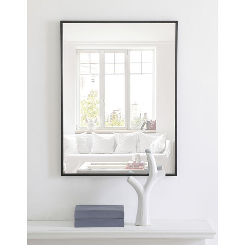 Style Selections 29-in W x 41-in H Silver Beveled Wall Mirror in the Mirrors  department at