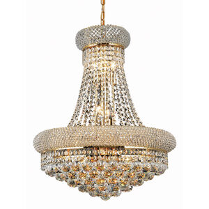 Primo 14 Light 20 inch Gold Dining Chandelier Ceiling Light in Elegant Cut