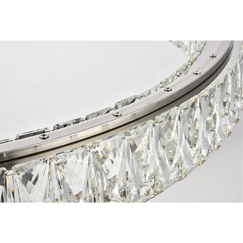 Monroe LED 32 inch Chrome Chandelier Ceiling Light