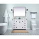 Grant 48 X 19 X 34 inch White Vanity Sink Set