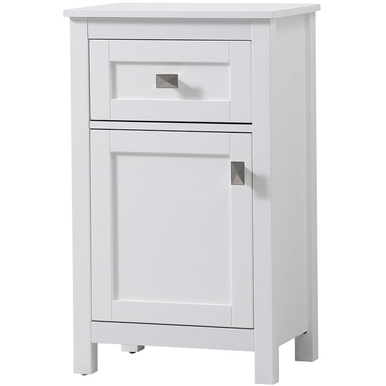 Adian White Bathroom Storage Cabinet