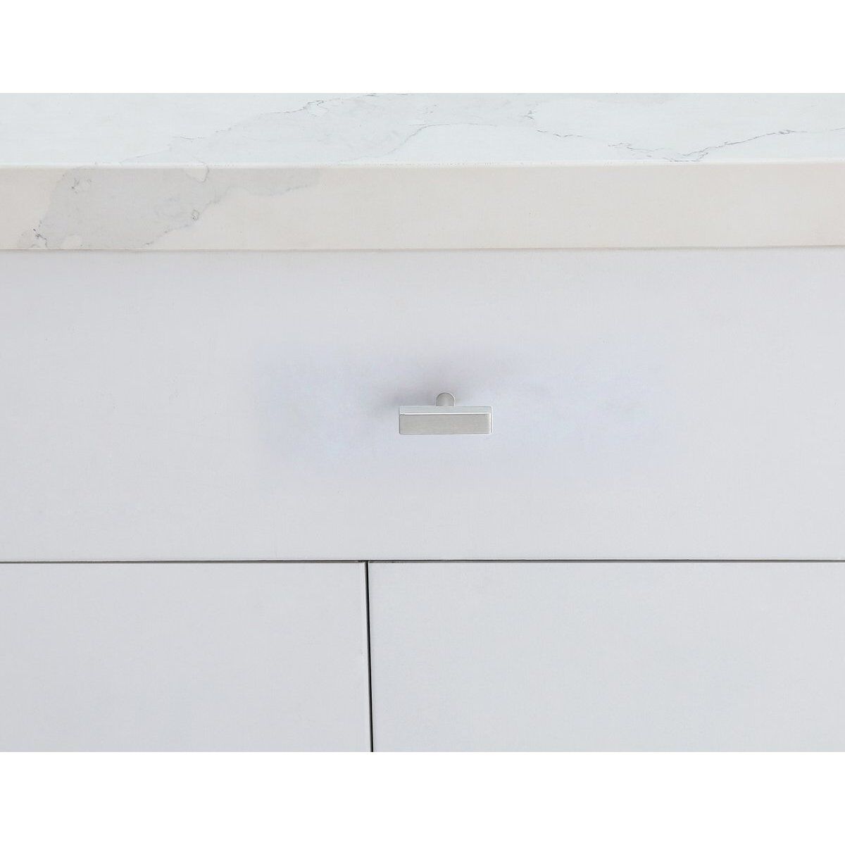 Dior Brushed Nickel Hardware Drawer Pull, Set of 10