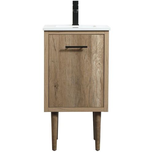 Cyrus 19 X 18 X 33.5 inch Natural Oak Vanity Sink Set