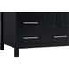 Irene 48 X 22 X 34 inch Black Vanity Sink Set