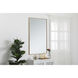 Monet 48 X 30 inch Brass Wall Mirror