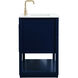 Larkin 42 X 22 X 34 inch Blue Vanity Sink Set