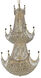 Corona 36 Light 36 inch Gold Foyer Ceiling Light in Royal Cut