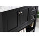 Metropolis 42 X 22 X 33.75 inch Black Vanity Sink Set