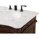 Windsor 60 X 22 X 36 inch Teak Vanity Sink Set