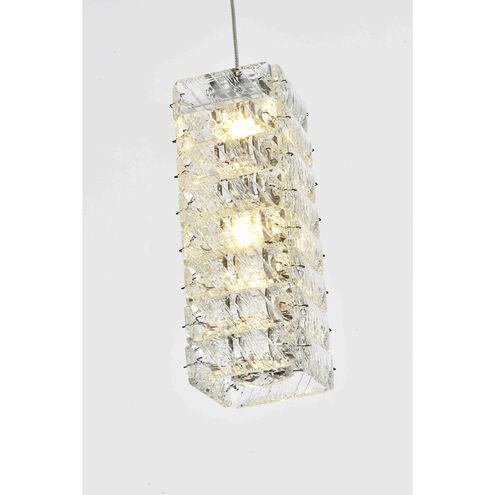 Aston 1 Light 6.5 inch Chrome Pendant Ceiling Light