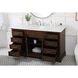 Americana 60 X 22 X 35 inch Teak Vanity Sink Set