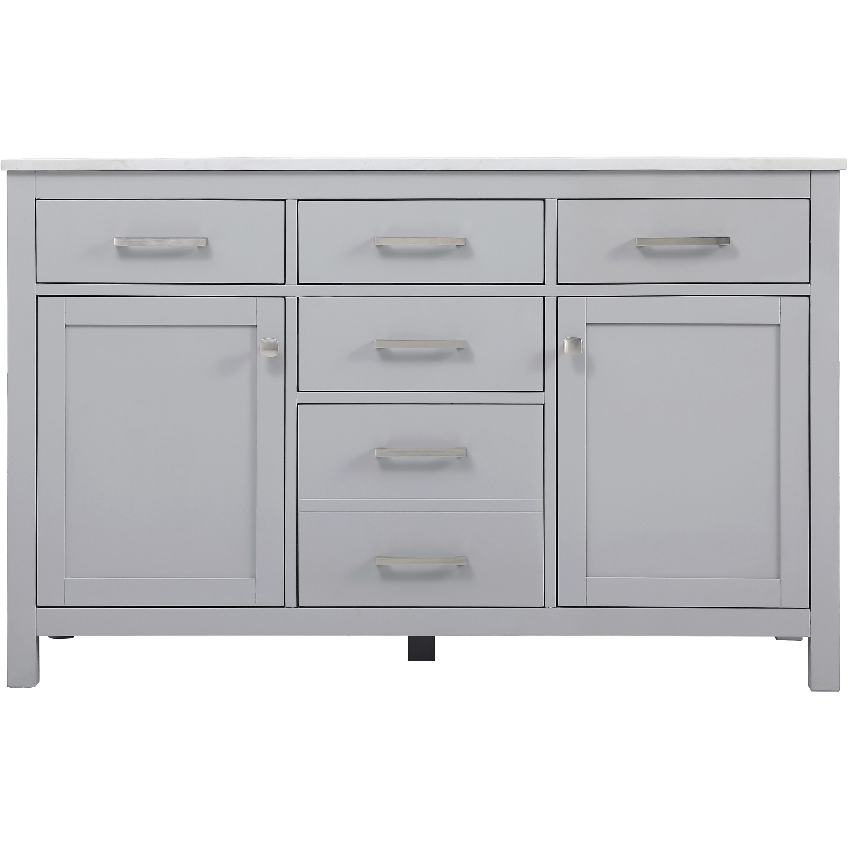 Lewis 54 X 22 X 34 inch Grey Vanity Sink Set