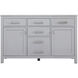 Lewis 54 X 22 X 34 inch Grey Vanity Sink Set