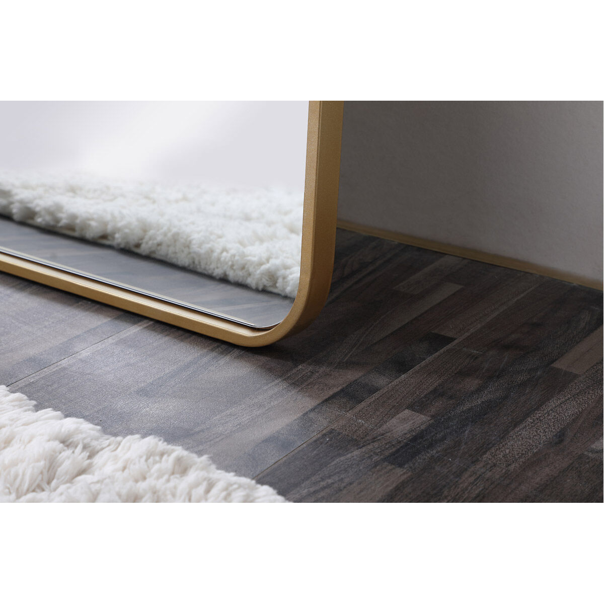 Evermore 60 X 18 inch Brass Mirror