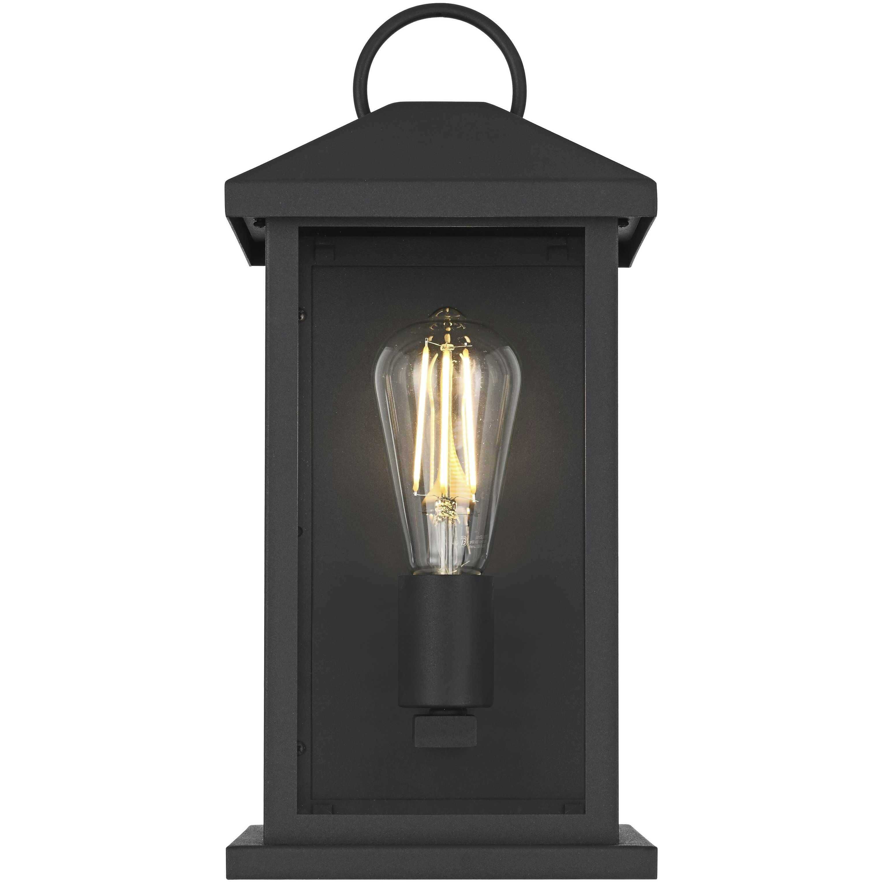 Neil 1 Light 14 inch Black Outdoor Wall Sconce