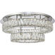 Monroe LED 26 inch Chrome Flush Mount Ceiling Light
