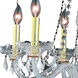 Verona 6 Light 24 inch Gold Dining Chandelier Ceiling Light in Clear, Royal Cut