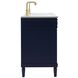Bennett 72 X 21 X 35 inch Blue Vanity Sink Set