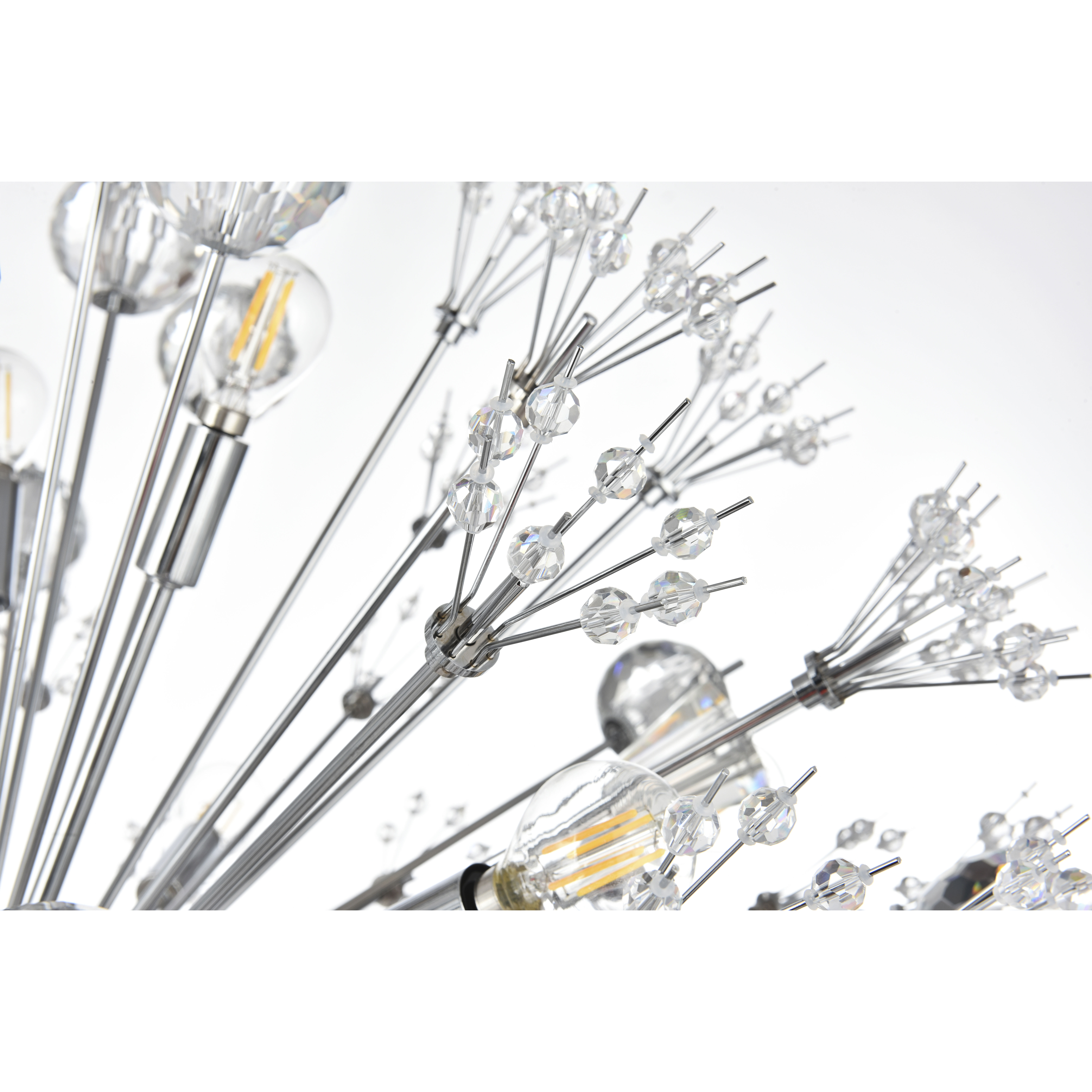 Vera 34 Light 50 inch Chrome Pendant Ceiling Light