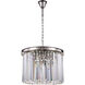 Sydney 6 Light 20 inch Polished Nickel Pendant Ceiling Light, Urban Classic