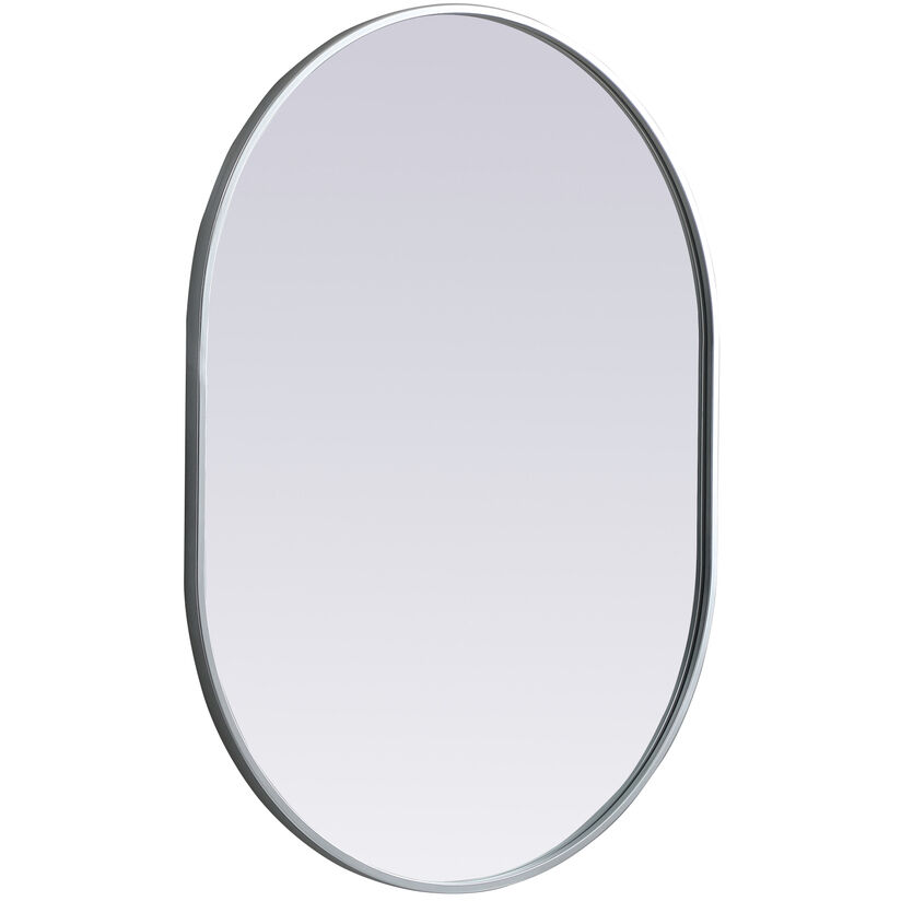 Asha 36 X 27 inch Silver Mirror in 27 x 36
