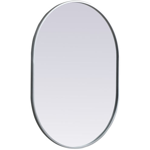 Asha 36 X 27 inch Silver Mirror in 27 x 36
