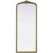 Naomi 60 X 24 inch Antique Brass Mirror