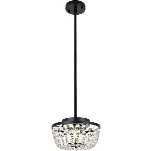 Gianna 3 Light 10 inch Black Pendant Ceiling Light