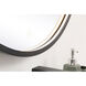 Pier 28 X 28 inch Black LED Mirror