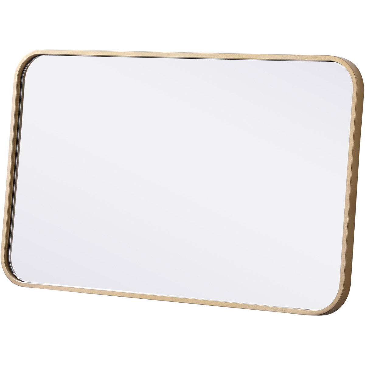 Evermore 30 X 18 inch Brass Mirror