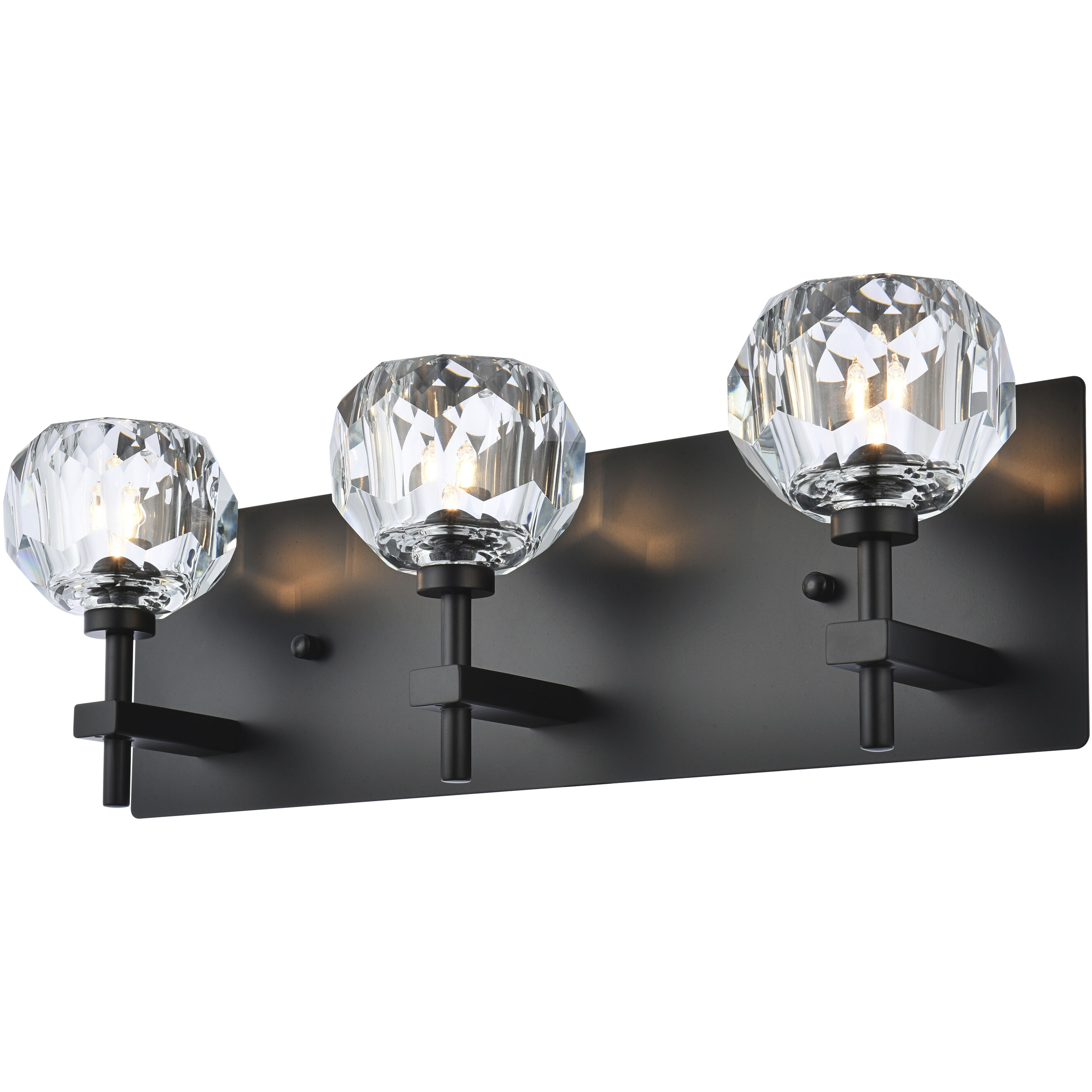 Graham 3 Light 18 inch Black Wall Sconce Wall Light