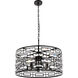 Kennedy 5 Light 24 inch Black Pendant Ceiling Light