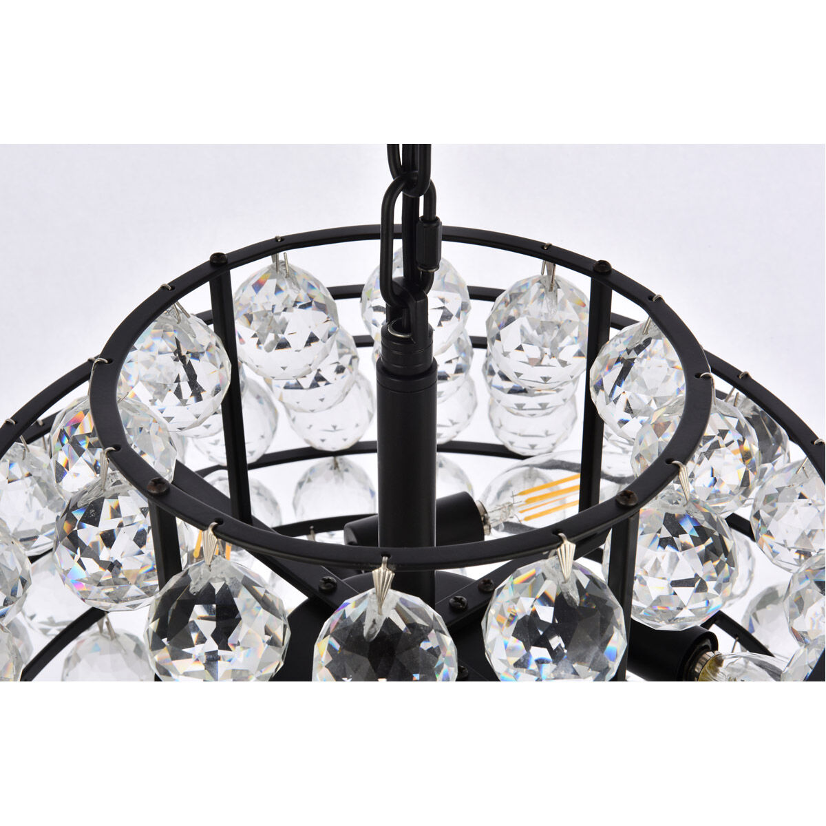 Savannah 5 Light 18 inch Black Pendant Ceiling Light
