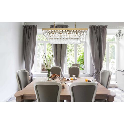 Josephine 12 Light 16 inch Satin Gold Chandelier Ceiling Light