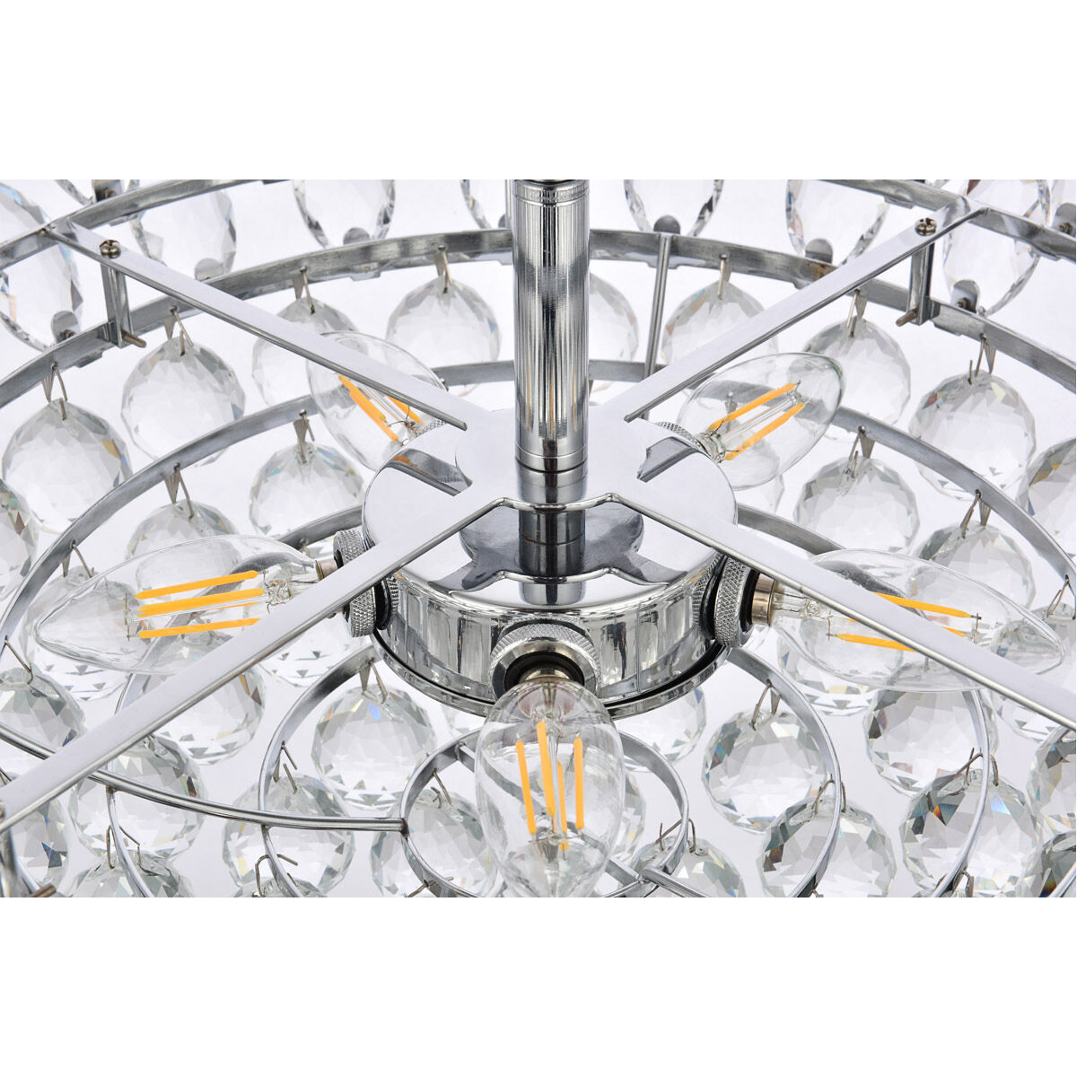 Emilia 5 Light 20 inch Chrome Pendant Ceiling Light