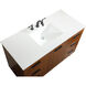 Baldwin 48 X 22 X 34 inch Teak Vanity Sink Set