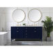 Park Avenue 72 X 22 X 35 inch Blue Vanity Sink Set